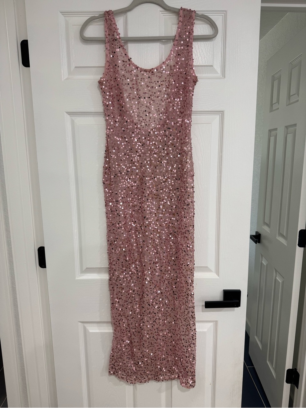 Peppermayo Pink Sweet Essence Sequin Dress S/M